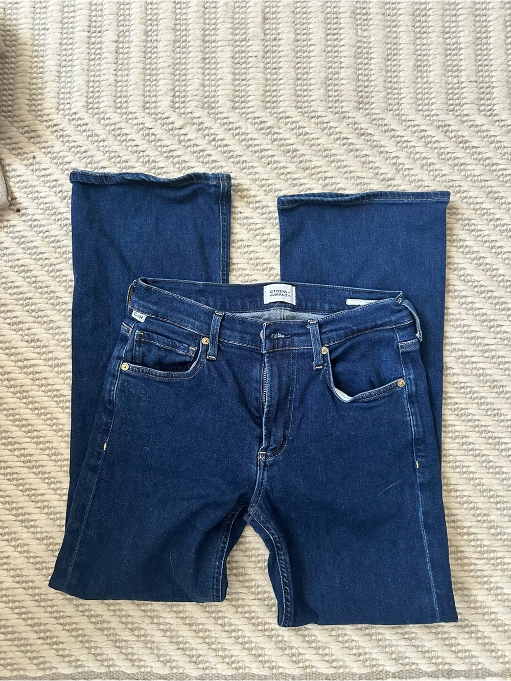 Citizens Of Humanity Deep Indigo Straight-Leg Jeans